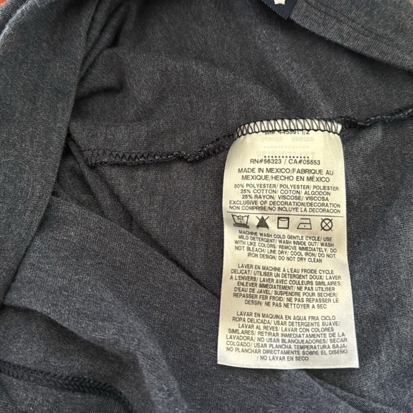 Genuine Merchandise MLB Nike Women Blue/Gray Detroit Tigers 3/4 Sleeve Top Sz M - Picture 6 of 6